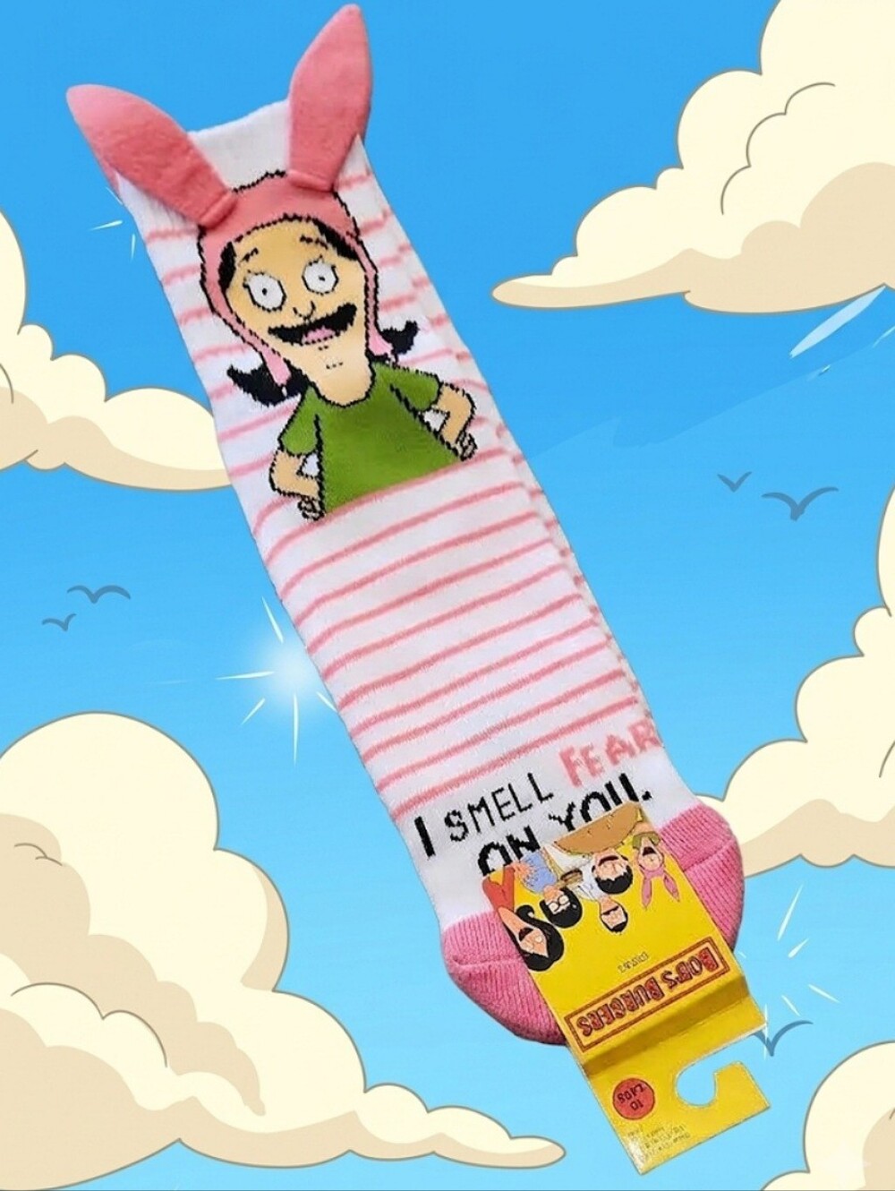 Louise Bob's Burgers Novelty Socks